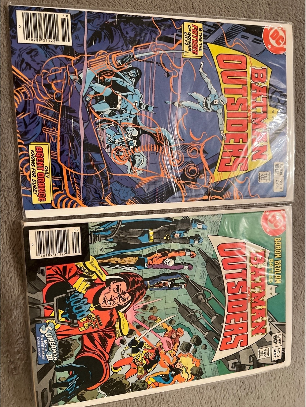 Batman Outsiders Comic Book Lot - Issues #2 and #3